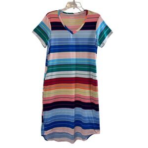 Joyspun Women's Medium T Shirt Dress Summer Lounge‎ Comfortable Travel Casual